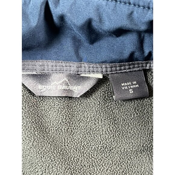 Eddie Bauer Soft Shell Jacket Mens Small Dark Blue Outdoor Hiking - Picture 6 of 10